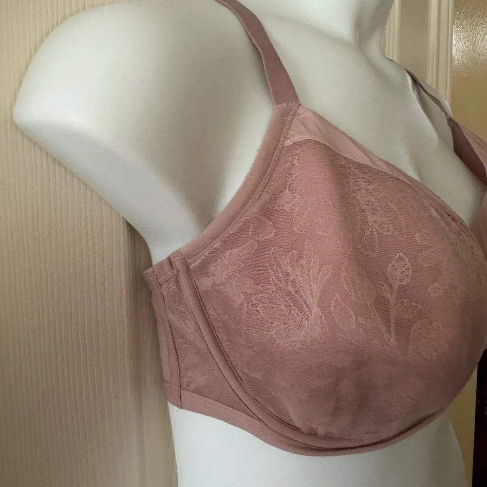 Soma Bra 40G  Lightest Lift Perfect Coverage Lace‎ Underwire Pink Underwire